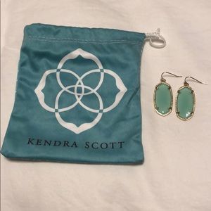 Aqua / Gold Elle Earrings